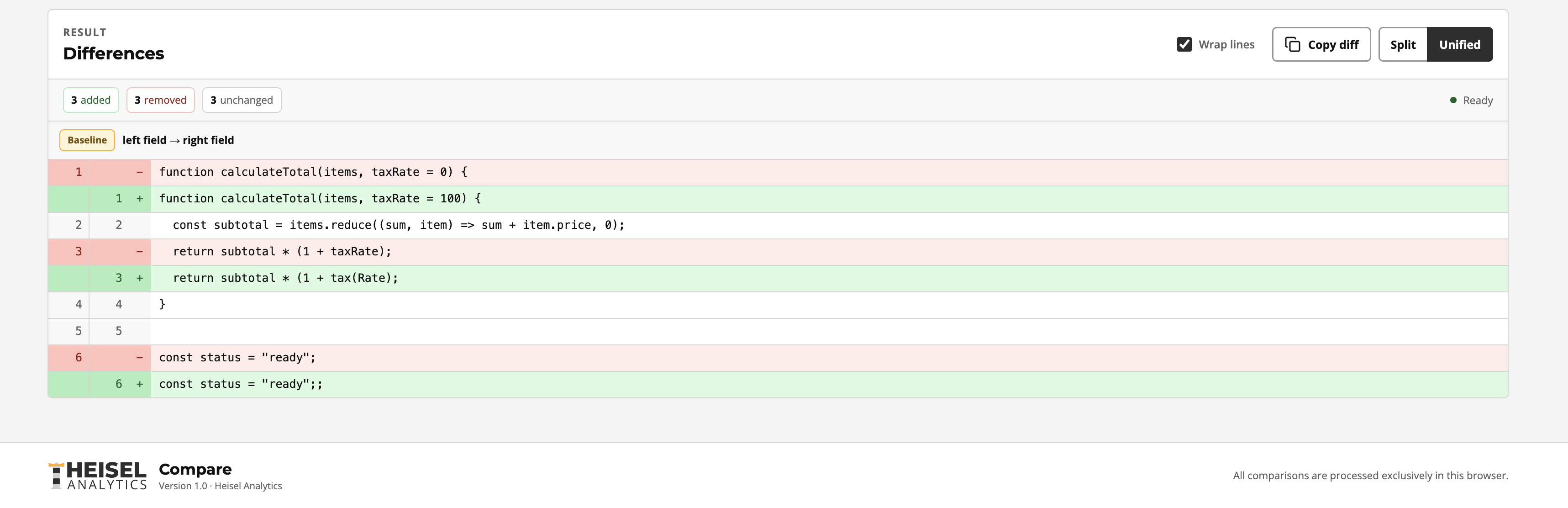 Compare: Detailansicht 1